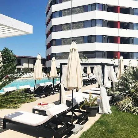 דירה Apartament Zigzag 3 Camere Cu Piscina - Mamaia Nord